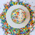Dinosaur Sprinkles for Cupcakes Cake Decorating, Cookies and Baking - Fancy Edible Dino Sprinkles Cake Toppings in Brown Jimmies, Blue Nonpareils,...
