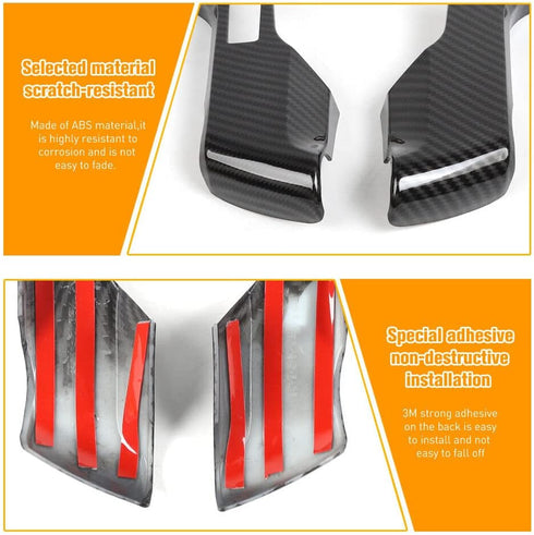 Voodonala for 4runner Steering Wheel Cover Decoration Trim fit Toyota 4runner SUV 2010-2019(Carbon Fiber Grain)...