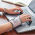 INDEEMAX 2 Pack Copper Wrist Brace Support for Carpal Tunnel, Pain Relief, Arthritis, Tendonitis, Adjustable Wrist Braces Compression Wraps Both H...