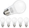 A15 LED Ceiling Fan Light Bulb, E26 LED Bulb 6.5W Equivalent 60 Watt, 2700K Warm White, Dimmable Light Bulbs, 6 Pack A15 LED Light Bulbs for Penda...