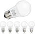 A15 LED Ceiling Fan Light Bulb, E26 LED Bulb 6.5W Equivalent 60 Watt, 2700K Warm White, Dimmable Light Bulbs, 6 Pack A15 LED Light Bulbs for Penda...