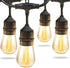 25 Pack LED 1W S14 Replacement String Light Bulbs,Plastic Shatterproof & Waterproof Edison Vintage Style Outdoor Light Bulbs,Warm White 2200K, E26...