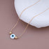 Boho Evil Eye Choker Necklace Vintage Evil Eye Necklace Choker Gold Demon Eye Necklace Chain Blue Eye Necklace Chain Protection Necklace Jewelry f...
