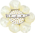 AeraVida Classical White Lotus Mother of Pearl-Cultured Freshwater Pearl-Crystal Fascinating Petals Floral Pin or Brooch for Women...