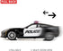 BDTCTK 1/36 Scale Corvette Police Car Model, Zinc Alloy Die-Cast Pull Back Vehicles Kid Toys for Boy Girl Gift (Corvette Police Car)...