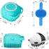 3PCS Dog Bath Brush | Dog Shampoo Brush | Dog Scrubber for Bath | Dog/Grooming/Washing Brush Scrubber with Adjustable Ring Handle for Short & Long...