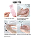 1 Box (50 Sheets) Mini Portable Travel Soap Paper Sheets Disposable Hand Washing Bath Scented Paper Soap for Outdoor, Camping Hiking (Pink)...
