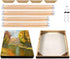 Canvas Stretcher Bars 16x20 Inch, Wood Canvas Frame Kit, Easy to Assemble Canvas Stretching System, Gallery Wrap Oil Frame Kits Canvas Wood Stretc...