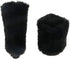 2 Pcs Plush Car Handbrake and Gear Shift Knob Cover, Warm and Anti-Slip Protective Sleeves, Black...