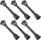 SEWACC 6pcs Mini Street Light Models Miniature Street Lamp Models Decorative Pathway Lantern Post for Miniature Doll House Micro Landscape Lamppos...