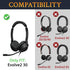 SOULWIT Replacement Ear Pads for Jabra Evolve2 30 Headset, Earpads Cushions with Softer Protein Leather, High-Density Foam - Black...