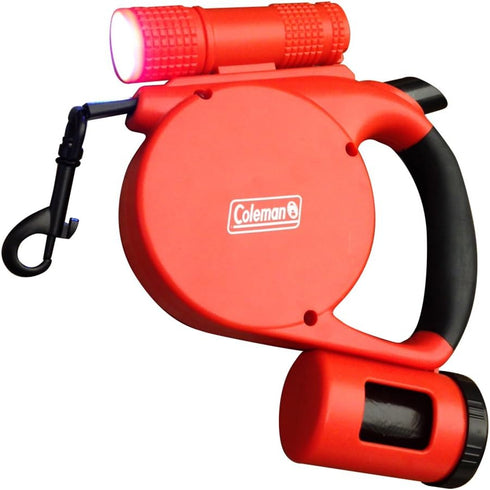 Coleman 3-in-1 Pet Retractable Leash, Red...