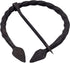 Medieval Hand-Forge Leaf Design Brooch for shawl cloak or scarf unisex design...