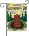 Garden Flags Decorative Yard Flags Double Sided Design for All Seasons and Holidays for Home Outdoor Decor ?Groundhog Day Cute Groundhog Looking O...
