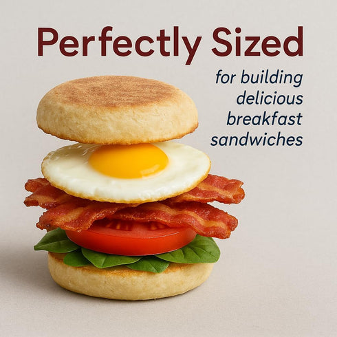 HIC Kitchen Non-Stick Fried and Poached Egg and Pancake Cooking Rings, Round Shaped, PFOA and BPA Free, Set of 2...