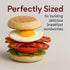 HIC Kitchen Non-Stick Fried and Poached Egg and Pancake Cooking Rings, Round Shaped, PFOA and BPA Free, Set of 2...