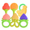 Baby Teething Toys 6 PCS BPA Free Silicone Baby Teethers, Freezer Safe Organic Infant Teething Toys Soft & Textured for Natural Brain Development...