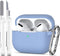 for AirPod Pro Case Cover, Military Grade Anti-Fall Soft Silicone Shock-Absorbing Protective AirPod Pro 2nd/1st Generation Case with Keychain and ...