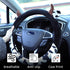 Cow Print Steering Wheel Cover, Universal 14.5 to 15 Inch Anti Slip and Sweat Absorption Comfortable Auto Steering Wheel Cover, Cute Cow Car Acces...