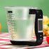 1Pcs Digital kitchen Electronic Measuring Cup Scale Household Jug Scales with LCD Display Temp Measurement 16x12.5x13.5cm (black)...