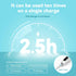 Tooth Polisher with 5 Replacement Heads and Clean Mode, Tooth Polisher Electric Professional USB Charging, IPX6 Waterproof for Adults & Kids White...