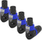 4 Pack Professional SpeakON Speaker Adapter Connectors - Audio Speaker Plug Twist Lock 4 Pole Compatible with Neutrik SpeakON NA4LJ, NA4LJX, NL4MP...