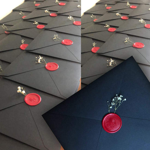 Red Wax Seal Sticks for Glue Gun - Great for Wedding Invitations, Cards Envelopes, Snail Mails, Wine Packages, Gift Wrapping...