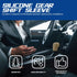 2PCS Car Gear Shift Knob Cover, Elastic Silicone Car Automatic Shift Protector Cover, Comfortable Anti-Slip Handbrake Shifter Cover, Car Interior ...