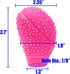 Silicone Shift Knob Cover, 3D Anti-Slip Design Gear Shifter Knob Protective Case (Fuchsia)...