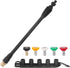 Pressure Washer Wand Replacement with 5 Spray Nozzles and 1 Tips Holder, Compatible with Some Ryobi, Portland, Husky Electric Pressure Washers Bla...