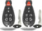 2 New Keyless Entry 7 Buttons Remote Start Car Key Fob Fobik M3N5WY783X, IYZ-C01C for Town Country Dodge Grand Caravan Volkswagen Routan...