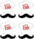 4pcs Little Chef Hat balloons,cookie chef helium balloons for baking birthday party/cooking theme party decoration/chef theme party supplies/BBQ p...