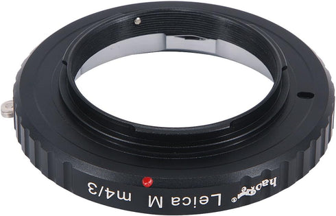 Haoge Manual Lens Mount Adapter for Leica M LM Lens to Olympus and Panasonic Micro Four Thirds MFT M4/3 M43 Mount Camera...