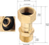 Pressure Washer Swivel Fitting, M22 14mm Pressure Washer Gun Swivel Brass Pipe Fitting for Cleaning Machine, 4500 PSI...