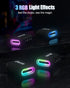 Bluetooth Speaker, Portable Wireless Speaker with RGB Lights, IPX7 Waterproof, 10W Mini Speaker, Bluetooth 5.3, 24H Playtime, Outdoor Speakers wit...