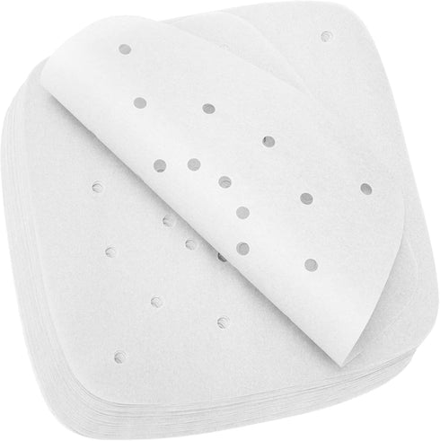 200pcs Air Fryer Parchment Paper Disposable Liner 8.5inch, Premium Perforated for Air Fryer, Streamer, Pans, No Burn, Easy Cleanup...