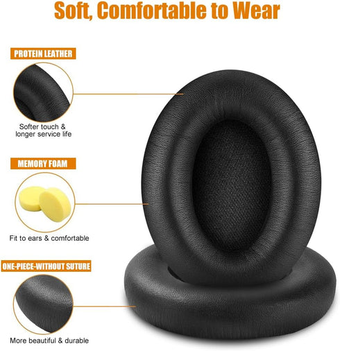 HiFan Replacement Ear Pads for Beats Studio Pro, Extreme Comfort Replacement Ear Cushions Kit, Noise Isolation Adaptive Memory Foam Ear Covers for...