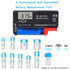 3PCS Digital LCD Battery Tester Checker Universal Battery Tester Monitor for AA AAA 1.5V 3.7V 1.2~4.8V 9V Batteries,Household Battery Life Level T...