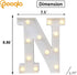 Pooqla LED Marquee Letter Lights Sign, Light Up Alphabet Letter for Home Party Wedding Decoration N...