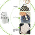 Compressed Cleaning Wipes Travel Reusable Face Towels Coin Tissues 50 Pieces with 5 Carrying Cases...