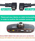 3M USB A to Mini B USB Cable 90 Degree Data Sync Charge Cord with 5 pcs Wiring Clips for Nextbase Dash Cam Car GPS Navigator DVR Digital Camera (R...