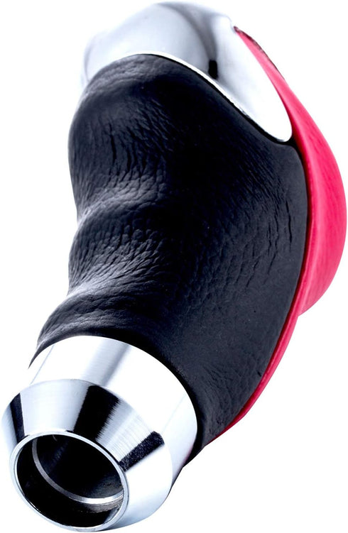 Arenbel Leather Gear Shifter Lever Speed Knobs Car Shift Stick Grip Handle Fit Most Auto Manual Transmissions, Red Black...