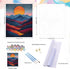 Natuyalo Paint by Numbers for Adults - DIY Adult Paint by Number Kits Painting on Canvas Mountain Painting by Numbers for Beginners, Sunset Landsc...