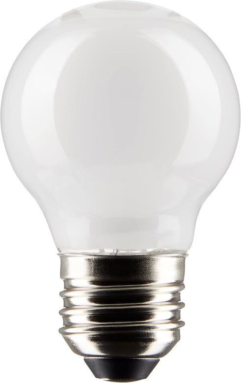 Satco 5.5-Watt LED E26 Light Bulb, 2700K, 15000 Hour Rating, Dimmable White...