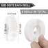 4000Pcs Glue Dots for Balloon, Point Dots, Removable Adhesive Point Tape, Double Sided Dots Stickers for Craft & Wedding Decoration...