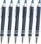 6 Pcs Stylus Tip Ballpoint Pens Retractable Ball Point Pens Touchscreen Writing Pens Metal Touch Screen Pens Fine Point Click Pens Black Ink Pens ...