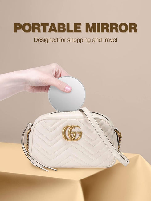 20X Magnifying Mirror with 2 Suction Cups, 3.5 inches Magnified Makeup Mirror and Slant Tweezers,Grey?1PCS...