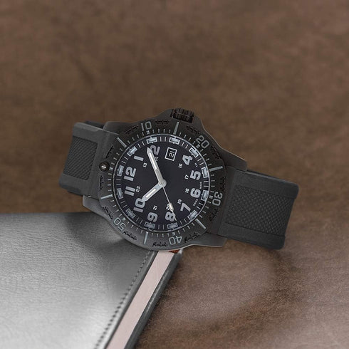iStrap Replacement for Luminox Silicone Watch Band 23mm Rubber Strap for 3050 3080 and 3950 Series...