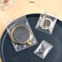 100PCS Jewelry PVC Storage Bags Self Seal Small Pouches Zipper Bag Clear Rings Earrings Packing Jewelry Transparent Lock Bags for Holding Jewelrie...