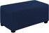 Easy-Going Stretch Ottoman Cover Folding Storage Stool Furniture Protector Soft Rectangle slipcover with Elastic Bottom(Ottoman Large,Navy)...